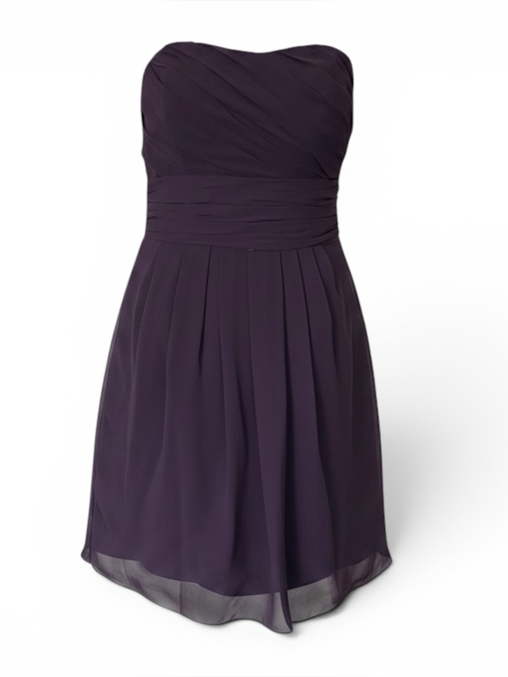Bill Levkoff Bridesmaid dress size 12 purple plum